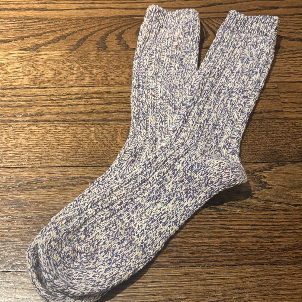 Brand new Jcrew purple camp socks